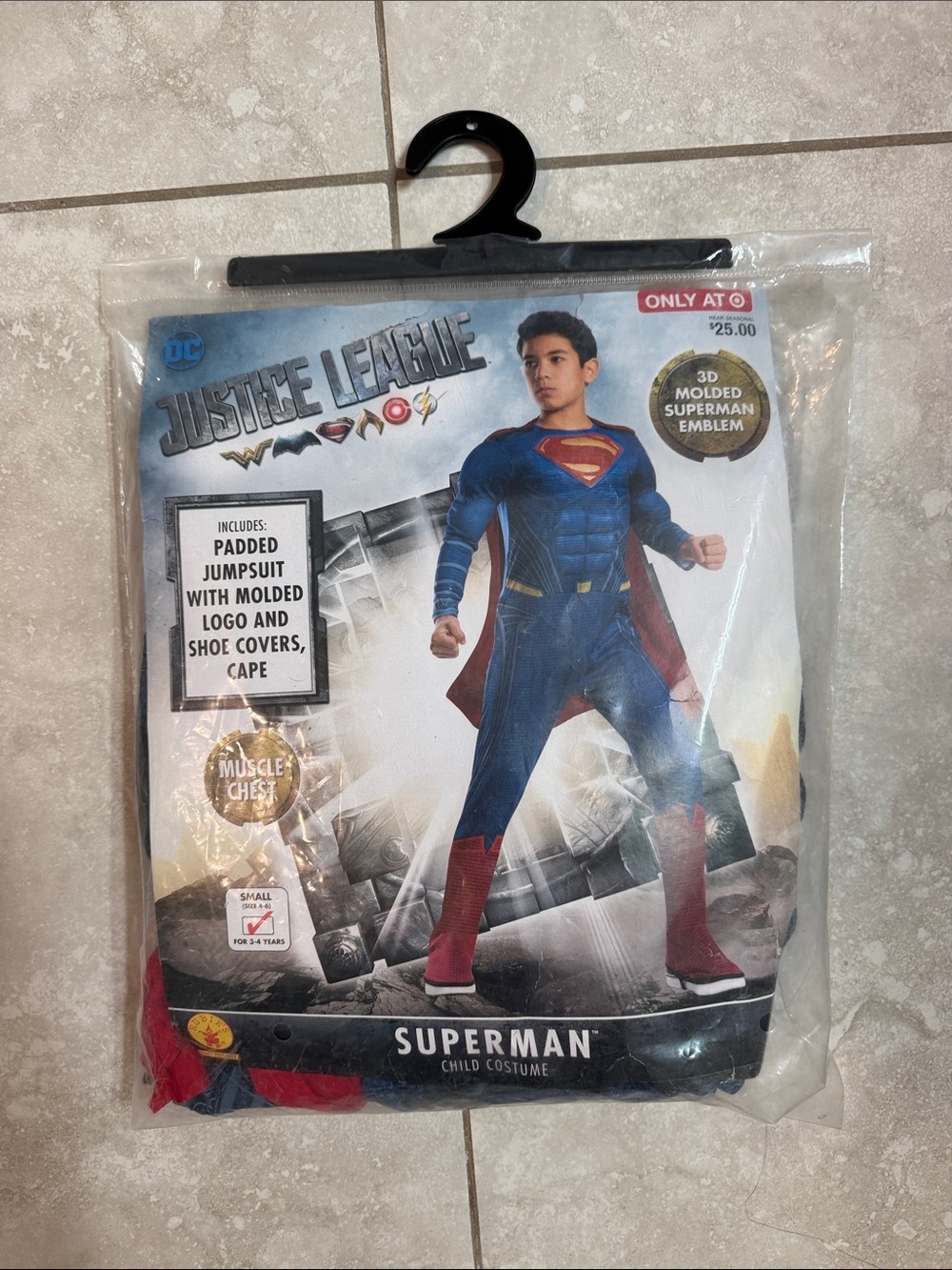 DC Comics Superman Kids Costume - Blue, Red & Yellow